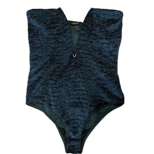 out from under by urban outfitters, velvet bodysuit